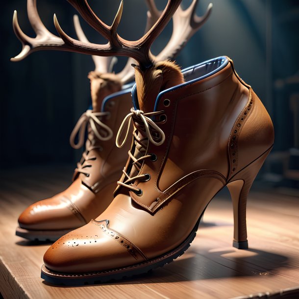 Photo d'un wapiti de chaussures