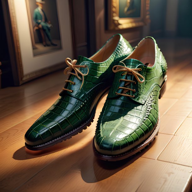 Picture of a shoes crocodile