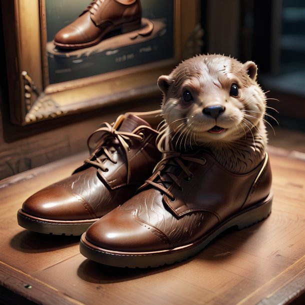 Photo d'une chaussure loutre