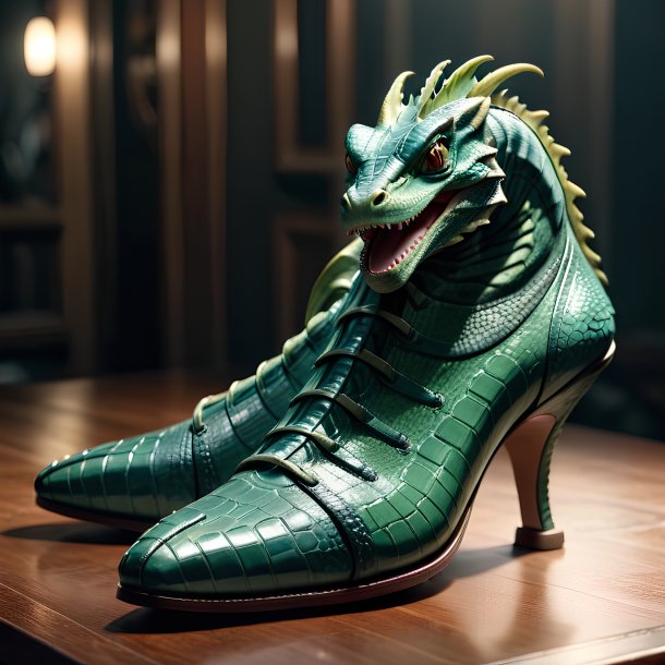 Uma imagem de um basilisk sapatos