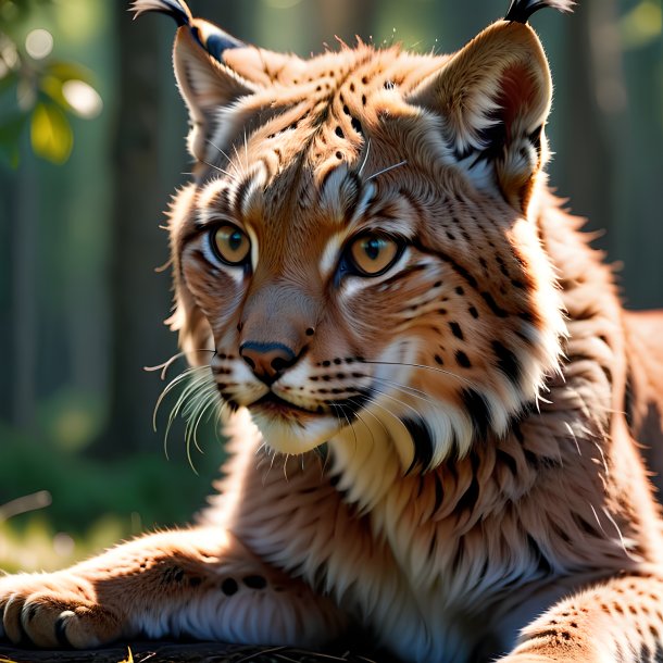 Foto de un lince nacido