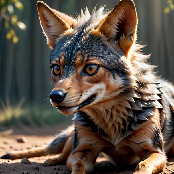 Picture of a being born jackal