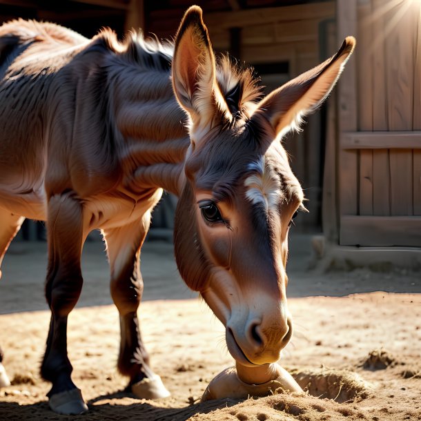 Picture of a being born mule