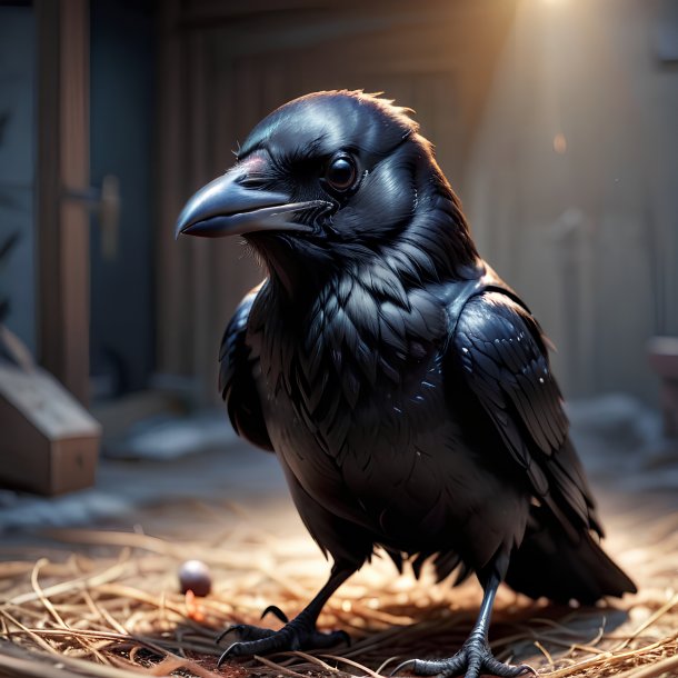 Picture of a being born crow