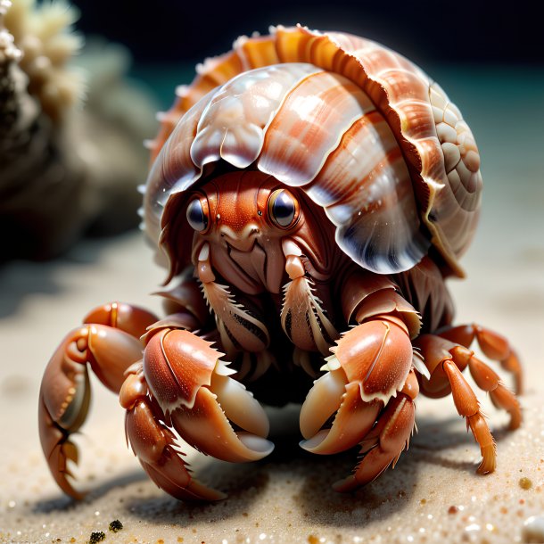 Picture of a being born hermit crab