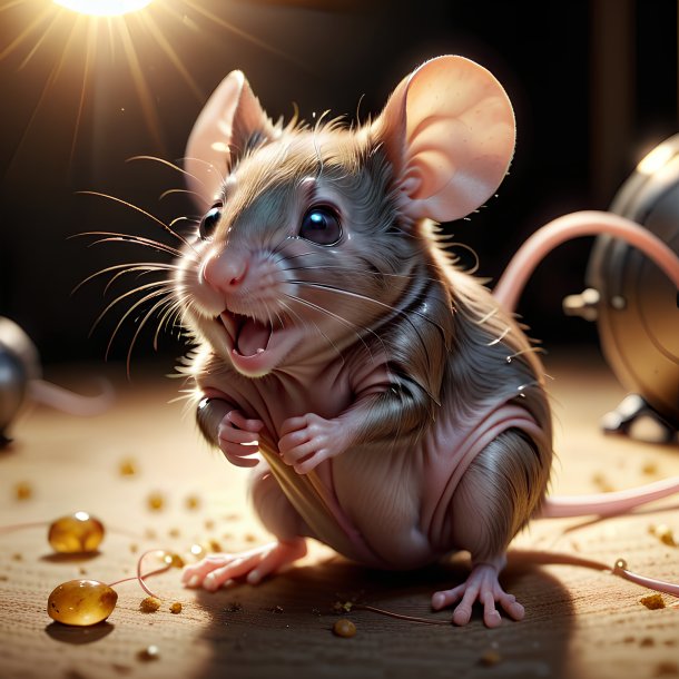 Picture of a being born mouse