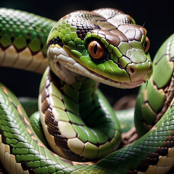 Imagen de una serpiente nacida