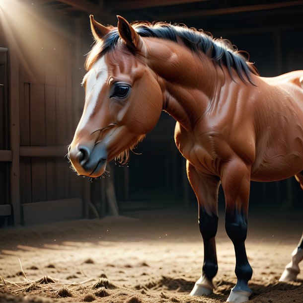 Photo d'un cheval né