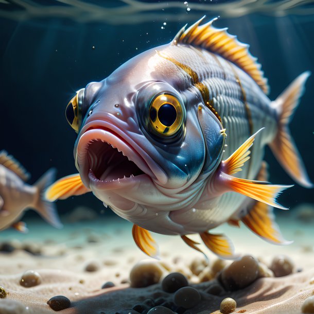 Picture of a being born fish