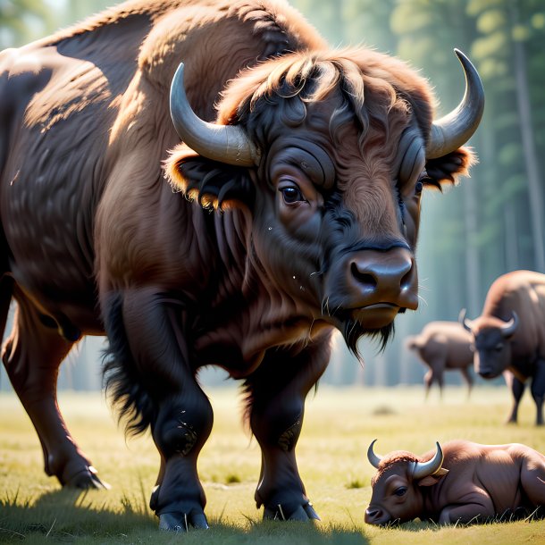 Picture of a being born buffalo