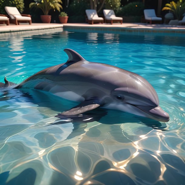 Picture of a resting dolphin