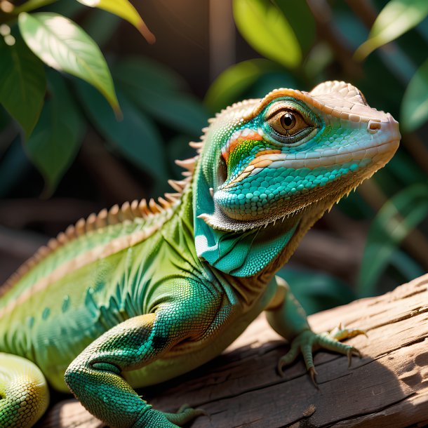 Picture of a resting lizard