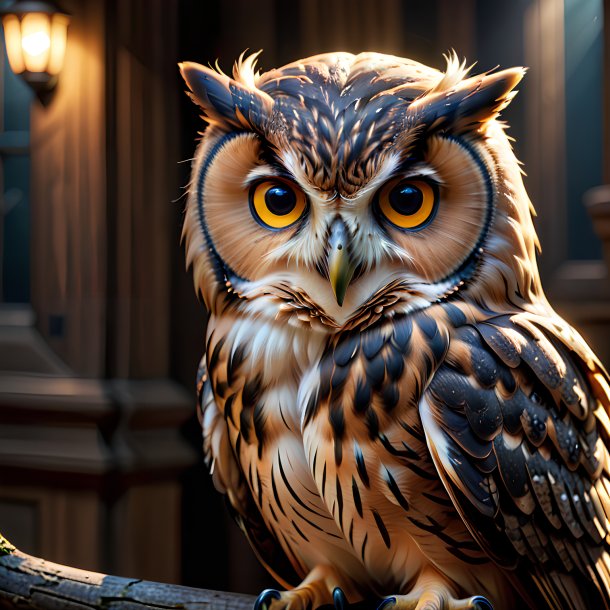 Picture of a resting owl