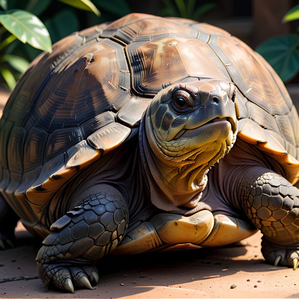 Picture of a resting tortoise