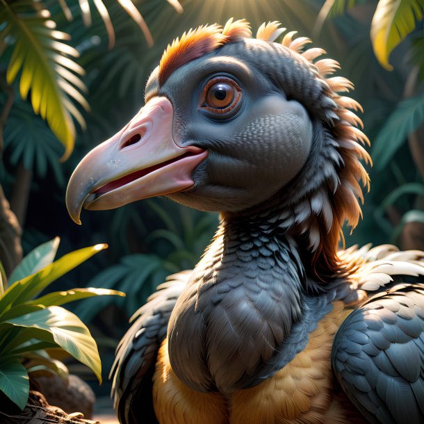 Imagen de un dodo en reposo