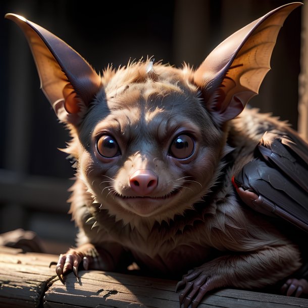 Picture of a resting bat