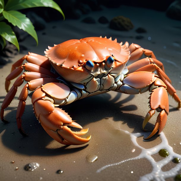 Picture of a resting crab