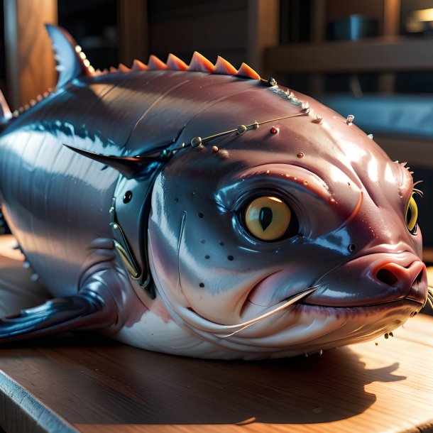 Picture of a resting tuna