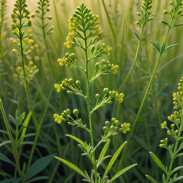 Depiction of a green lady's bedstraw