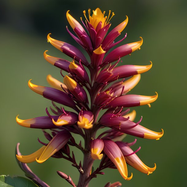 Fotografía de un granate ulex-gallii