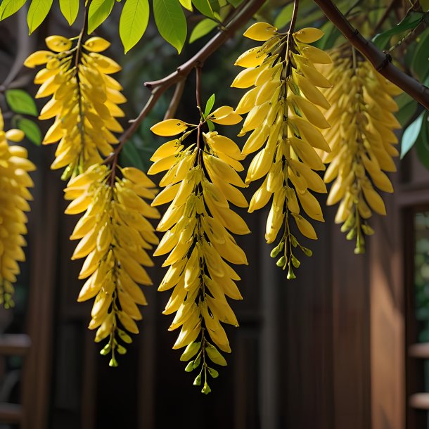 Photo d'un laburnum brun