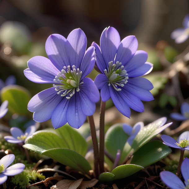 Picture of a silver hepatica