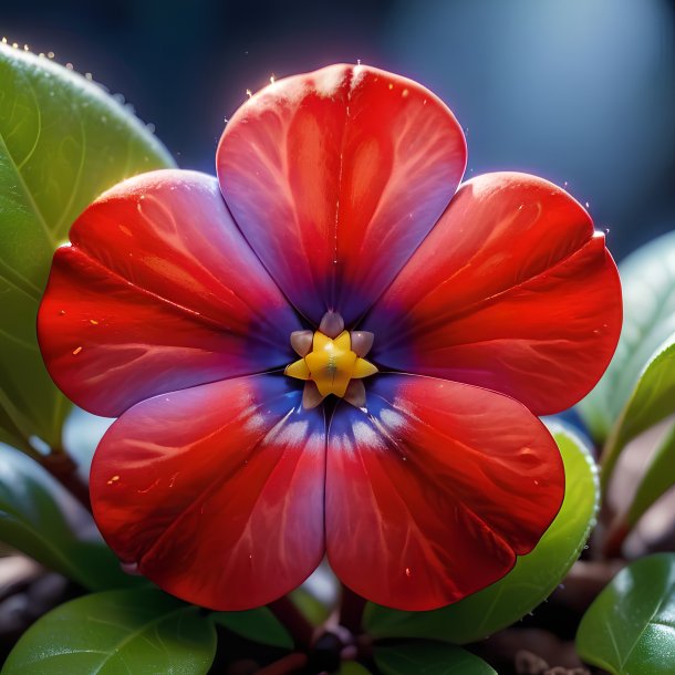 Imagery of a red periwinkle