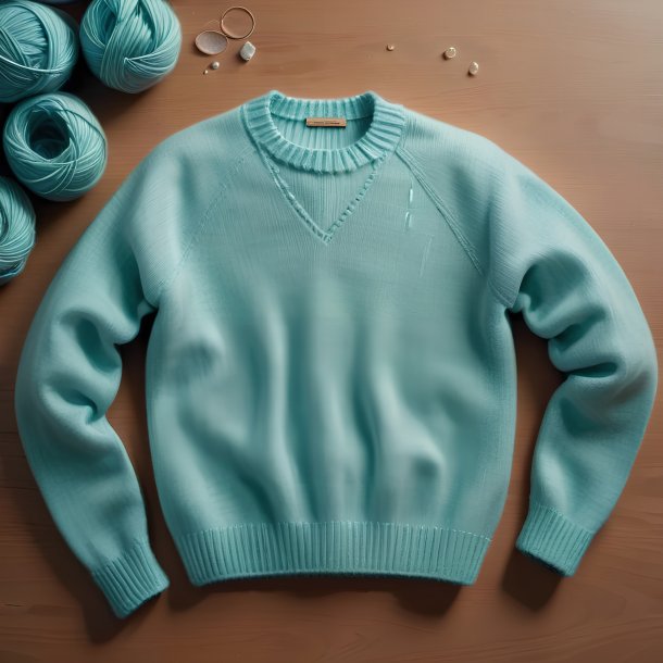 Image d'un pull aquamarine d'argile