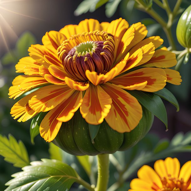 Pic of a lime fig marigold