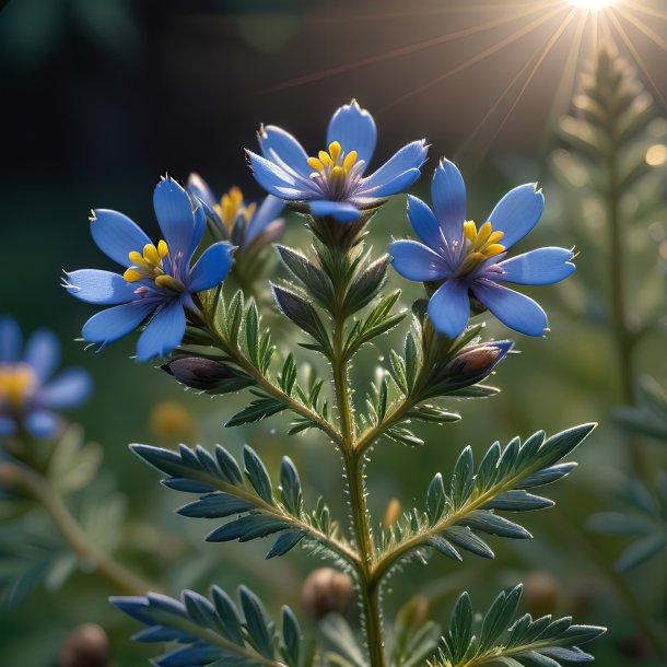 Picture of a blue silverweed