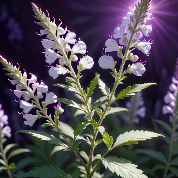 Représentant un saule blanc, pourpre