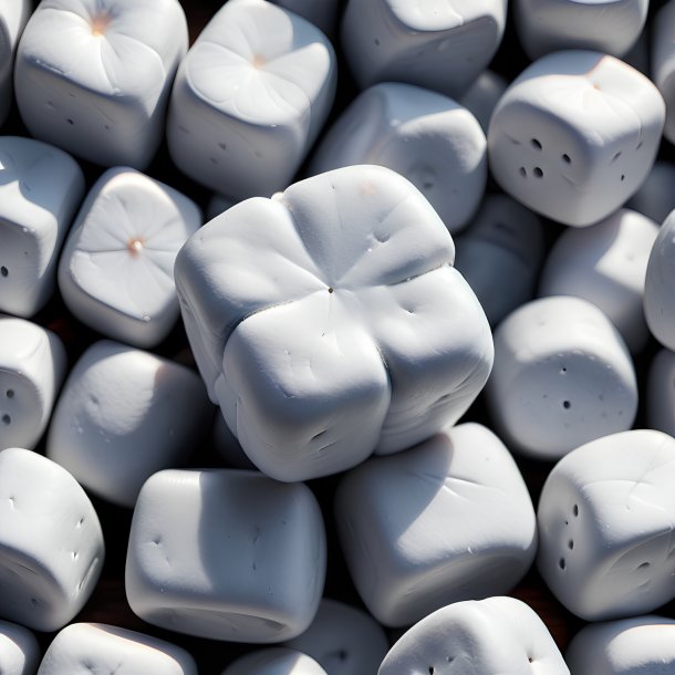 Imagery of a gray marshmallow