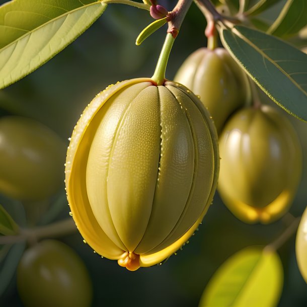 Descrição de uma bexiga de oliveira, senna