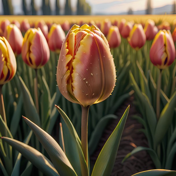 Image d'une tulipe de blé