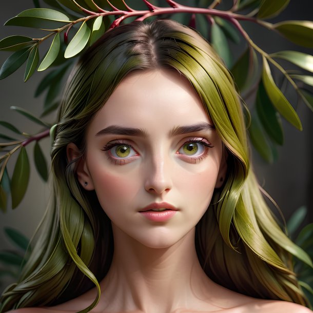 Retrato de uma oliveira clianthus