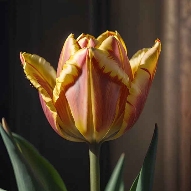 Portrait d'une vieille tulipe