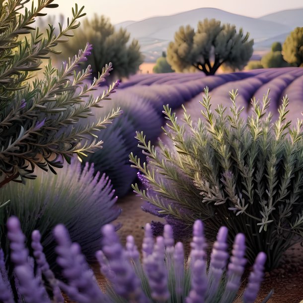 Fotografia de uma lavanda de oliveira