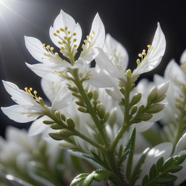 Foto de um hedysarum branco