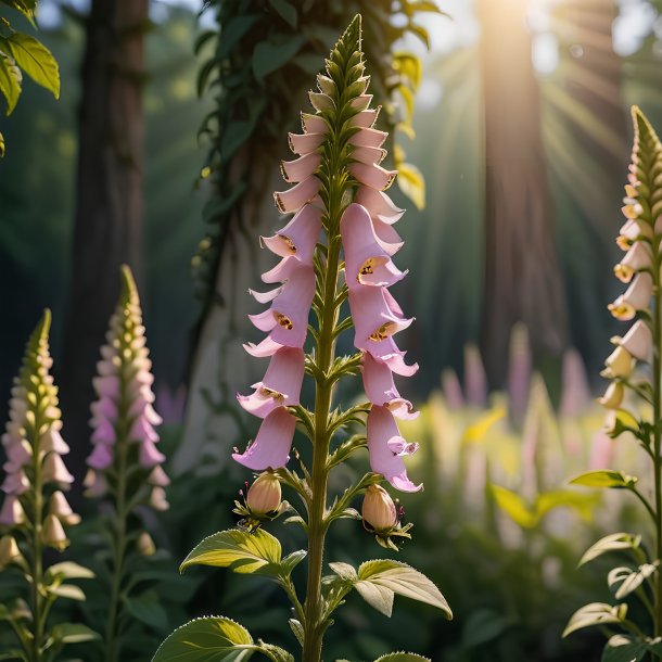 L'image d'un vieux foxglove