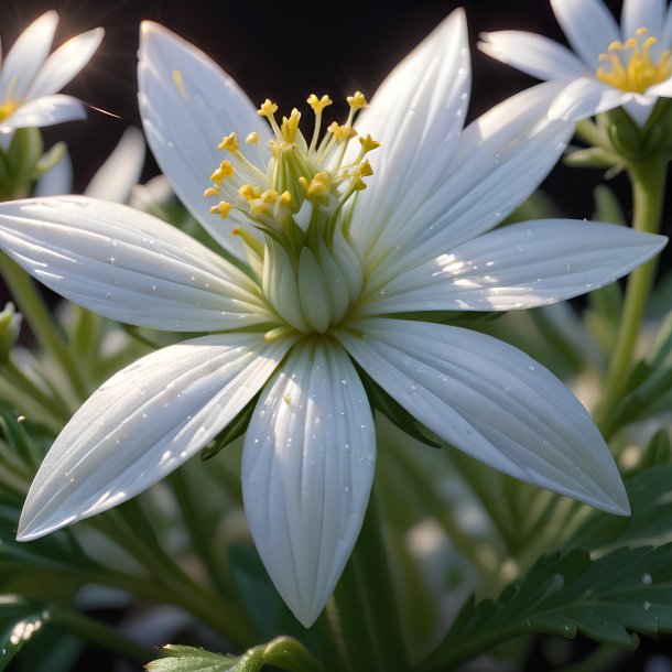 Figure of a white starwort