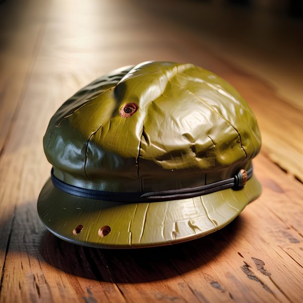 Photo d'un chapeau d'olive en bois