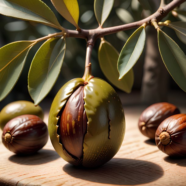 Photo of a olive chestnut