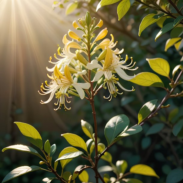 Figure of a olden honeysuckle