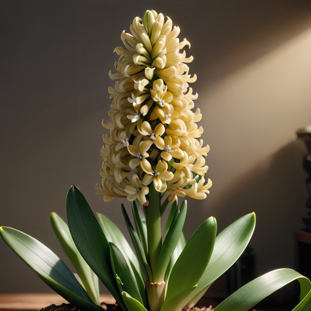 Figure of a khaki hyacinth, expanded