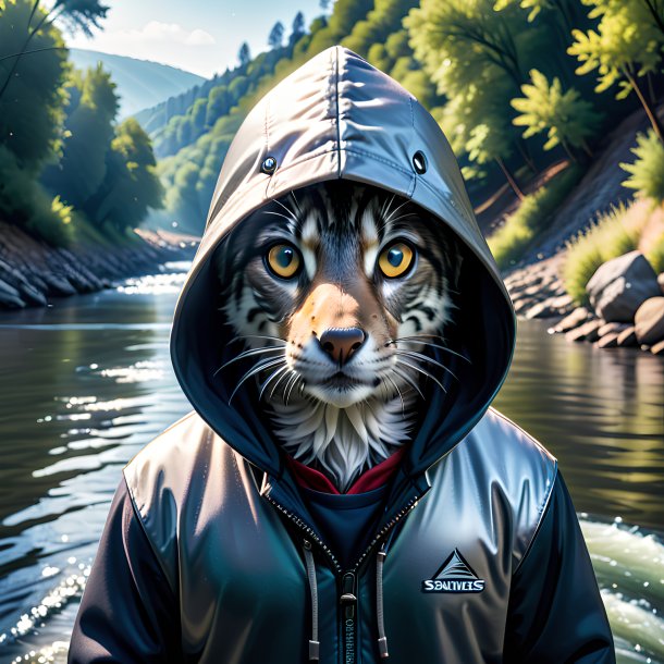 Photo of a sardines in a hoodie in the river