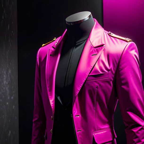 Photo of a magenta jacket from gypsum