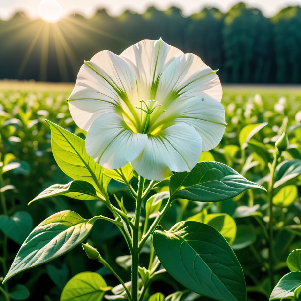 Photo of a lime bindweed, field