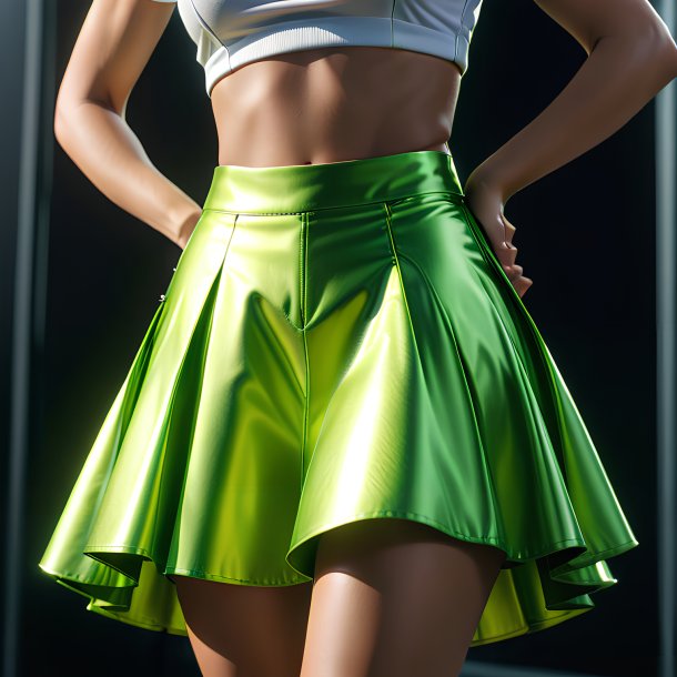 Picture of a lime skirt from metal