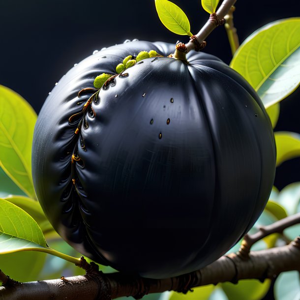 Representación de un manchineel negro