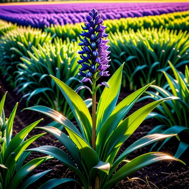 Photo of a wheat hyacinth, expanded